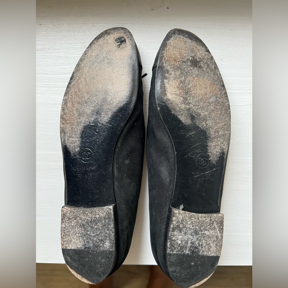 Chanel Suede Lambskin Cap Toe CC Ballerina Flats 41 black - Picture 4 of 6